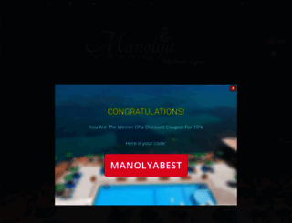 manolyahotel.com screenshot