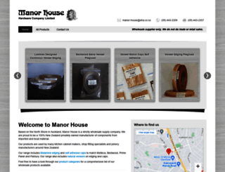 manor-house.co.nz screenshot
