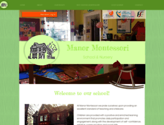 manor-montessori.com screenshot