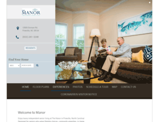 manorcharlotte.com screenshot