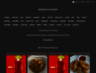 manorfishbar.co.uk screenshot