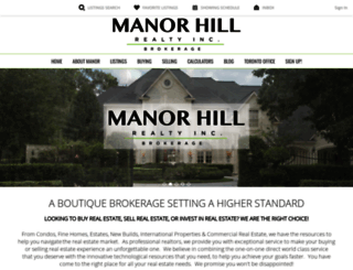 manorhillrealty.com screenshot