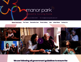 manorparkcare.com screenshot