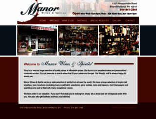manorwine.com screenshot