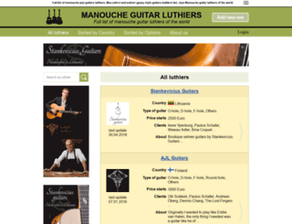 manouche-guitar.com screenshot
