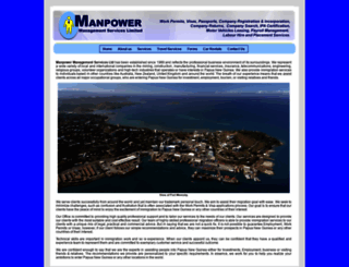 manpower.com.pg screenshot