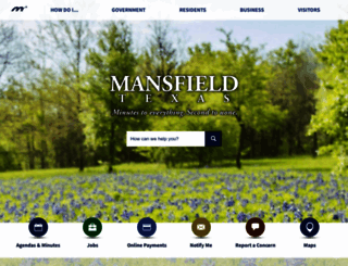 mansfield-tx.gov screenshot