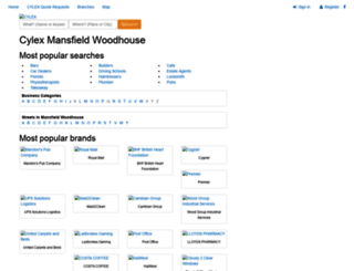 mansfield-woodhouse.cylex-uk.co.uk screenshot