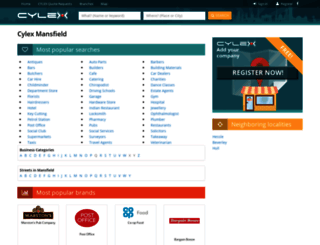 mansfield.cylex-uk.co.uk screenshot