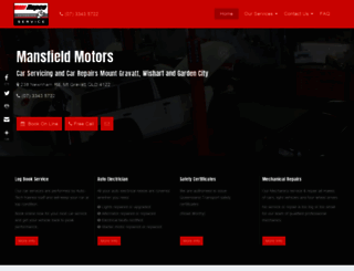 mansfieldmotors.com.au screenshot