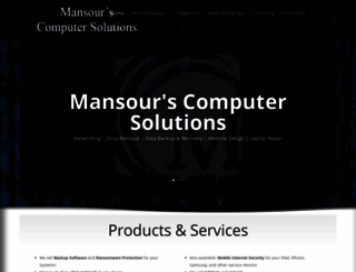 mansourcomputers.com screenshot