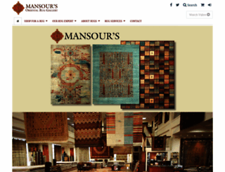 mansoursruggallery.com screenshot