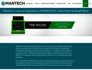mantech-inc.com screenshot