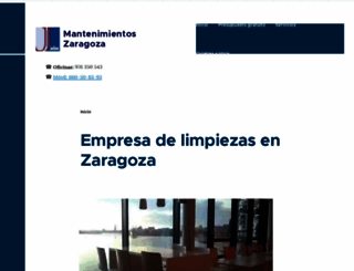 mantenimiento-zaragoza.com screenshot