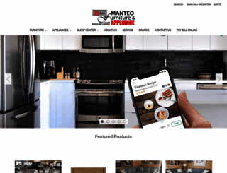 manteofurniture.net screenshot