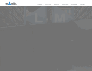 mantis-international.com screenshot