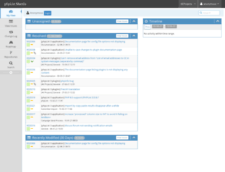 mantis.phplist.org screenshot