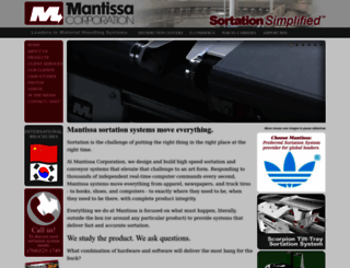 mantissacorporation.com screenshot