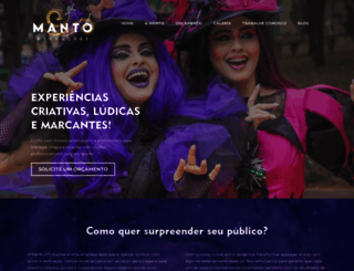 mantoproducoes.com.br screenshot