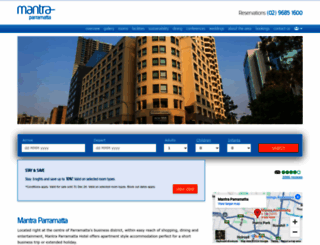 mantraparramattahotel.com.au screenshot