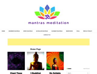 mantrasmeditation.com screenshot