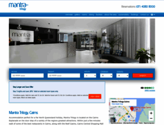 mantratrilogy.com.au screenshot