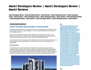 mantri-developers-review.blogspot.com screenshot
