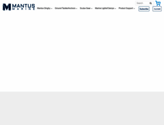 mantusmarine.com screenshot