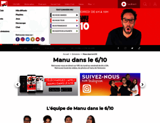 manu-dans-le-6-9.nrj.fr screenshot