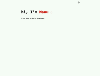 manu-j.com screenshot