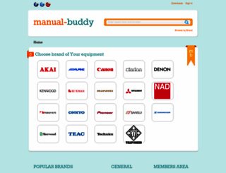 manual-buddy.com screenshot