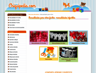 manualidades.chiquipedia.com screenshot