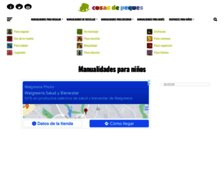 manualidades.cuidadoinfantil.net screenshot