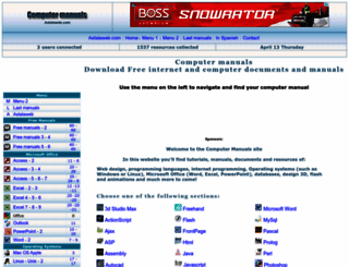 manuals.astalaweb.net screenshot