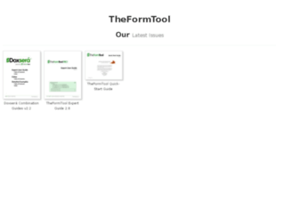 manuals.theformtool.com screenshot