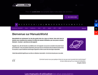manualsworld.fr screenshot