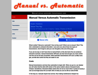 manualversusautomatic.com screenshot