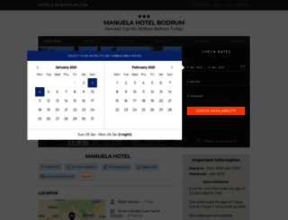 manuela-hotel.bodrum.hotels-in-bodrum.com screenshot