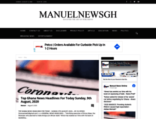 manuelnewsgh.com screenshot