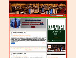 manufacturers.garmentbuyingagents.com screenshot