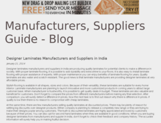 manufacturersblog.bravesites.com screenshot