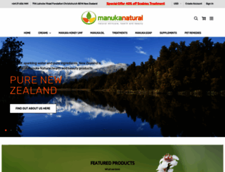manukanatural.com screenshot
