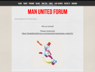 manunitedforum.com screenshot