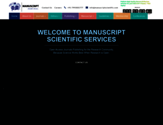 manuscriptscientific.com screenshot
