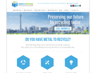manvillemetalrecycling.com screenshot