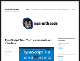 manwithcode.com screenshot