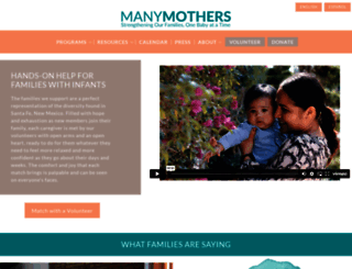 manymothers.org screenshot