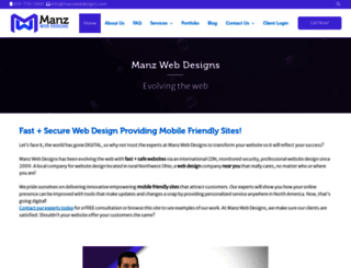 manzwebdesigns.com screenshot