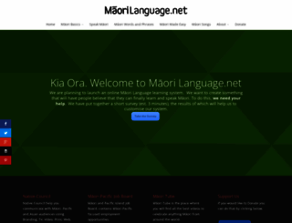 maorilanguage.net screenshot