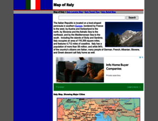 map-of-italy.org screenshot
